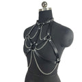 Lederriemen mit Kette für Damen