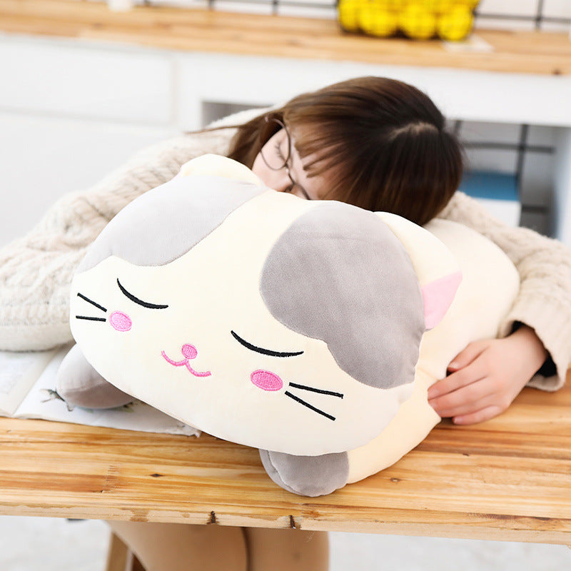 Snooze-Katze Plüschtier-Kissen – Bild 5 | LuxeStyle