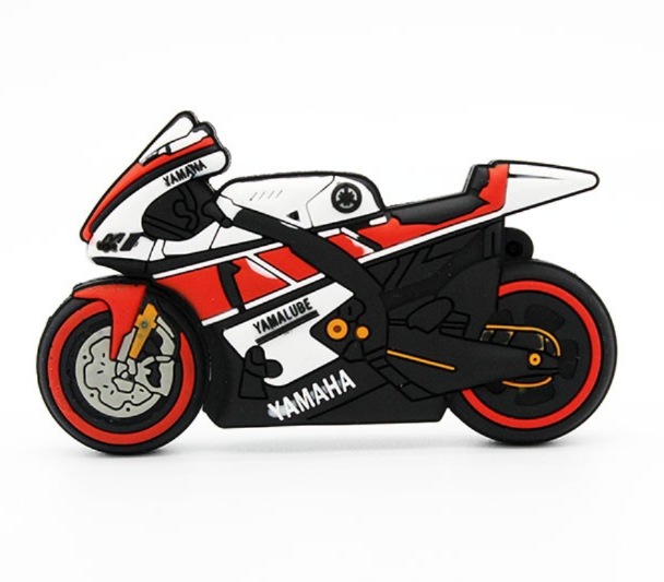 Motorrad USB-Stick im Cartoon-Design