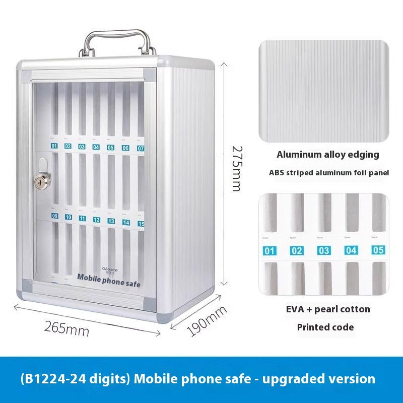 Handy-Aufbewahrungsbox aus Aluminium – Bild 2 | LuxeStyle
