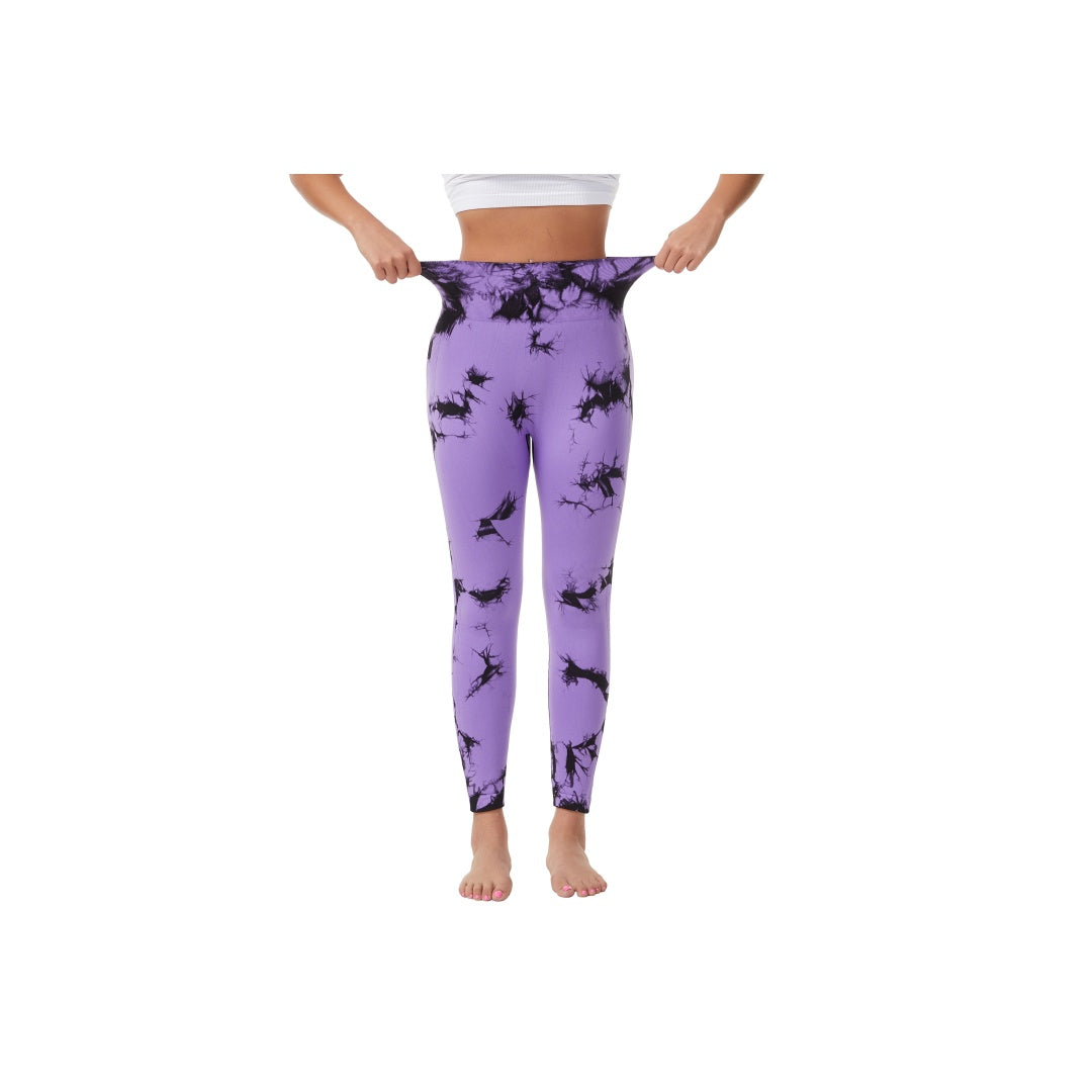 Vier Jahreszeiten Yoga-Hose mit Print