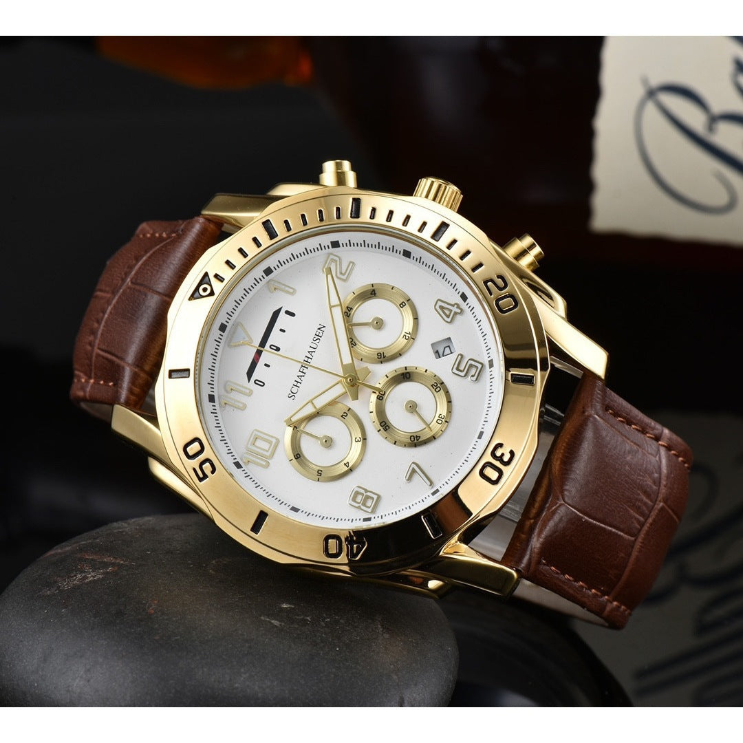 Herren Business Quarzuhr mit Chronograph