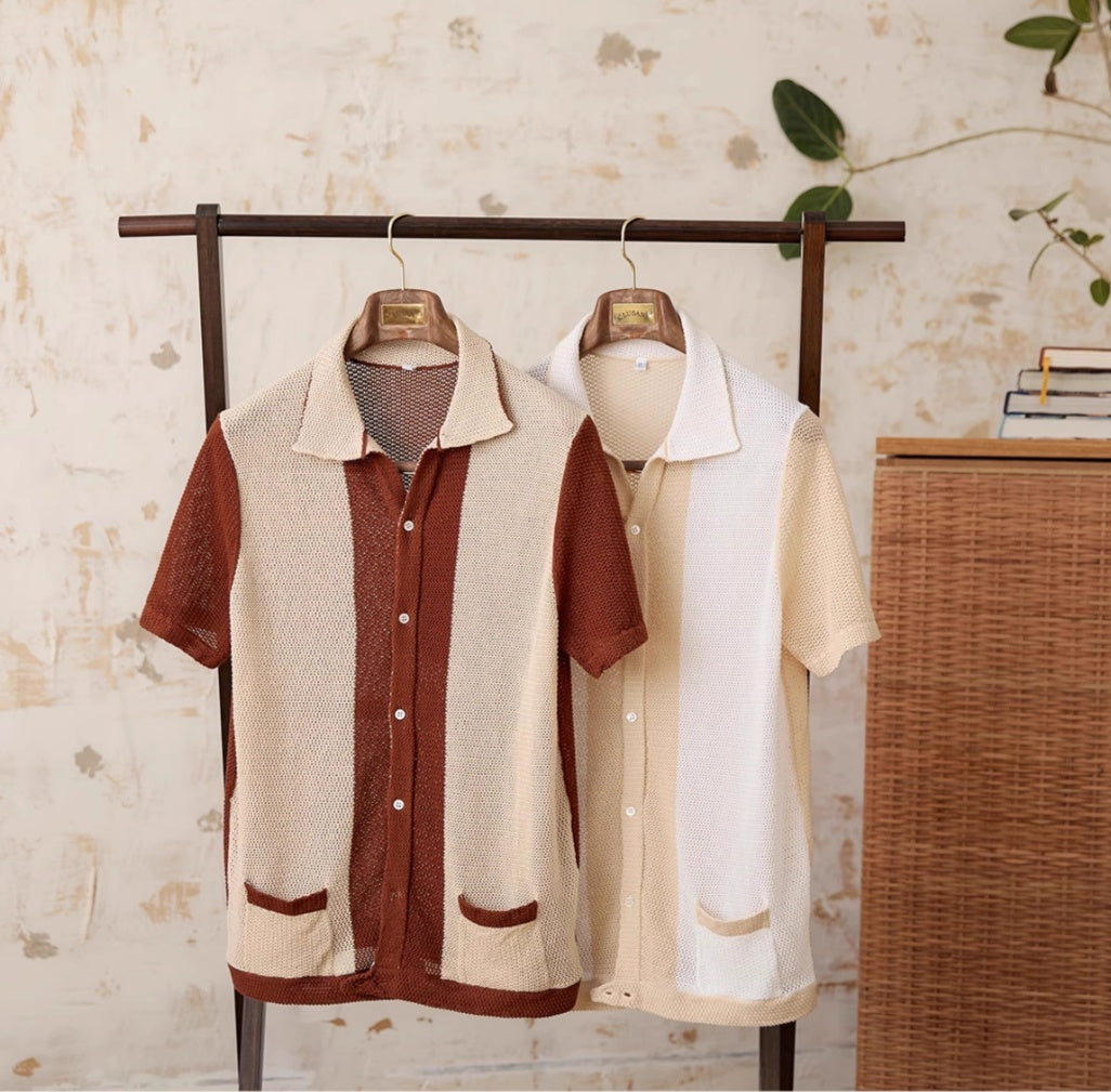 Kurzarm-Cardigan aus Leinen-Baumwoll-Mix – Bild 3 | LuxeStyle
