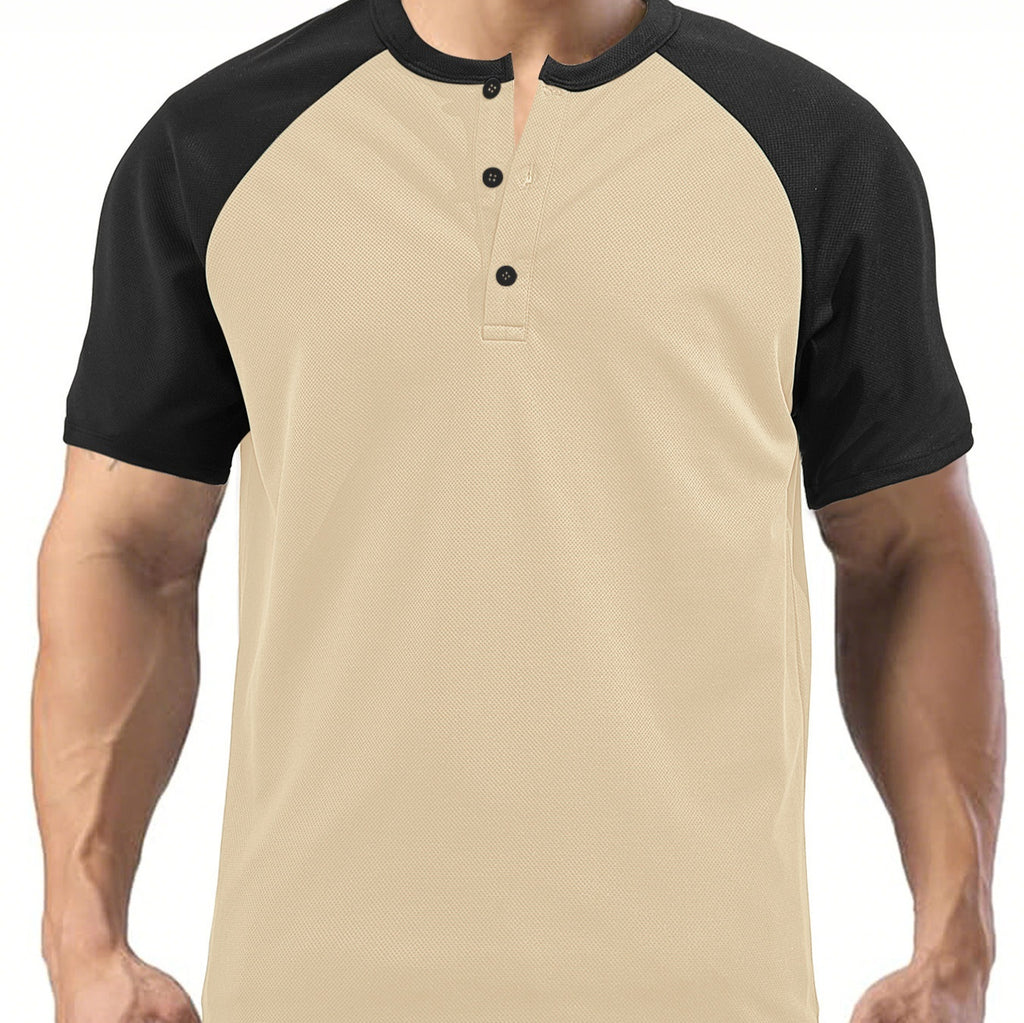 Feuchtigkeitsableitendes Kurzarmshirt für Herren – Bild 4 | LuxeStyle