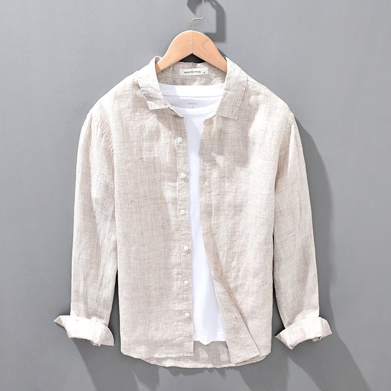 Leinen-Shirt in Hellblau – locker geschnitten – Bild 2 | LuxeStyle