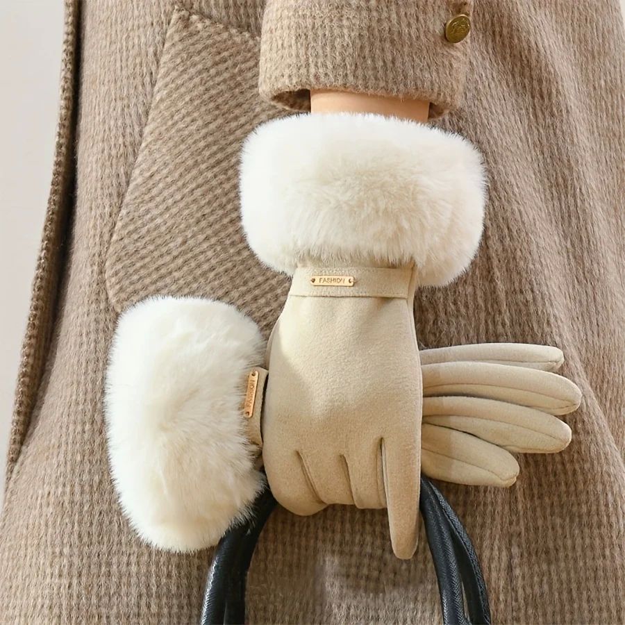 3-teiliges Winterset: Handschuhe, Mütze, Schal
