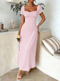 Elegantes A-Linien Kleid mit Bandage-Stil – Bild 8 | LuxeStyle
