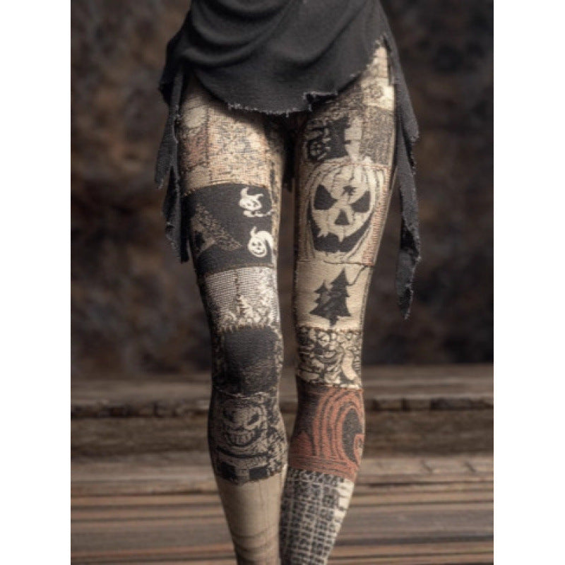 Leggings mit 3D-Prägemuster