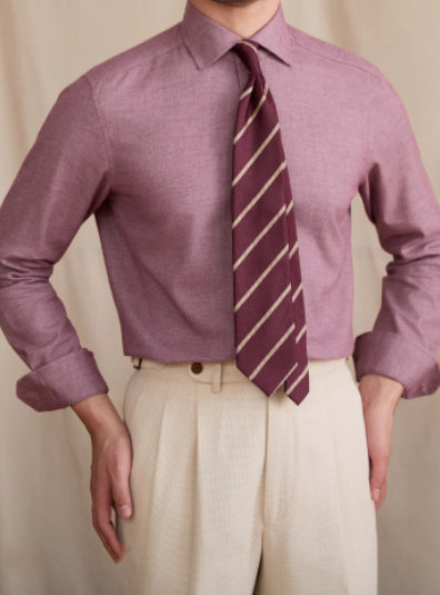 Retro Business-Casual Langarmhemd aus Baumwolle – Bild 1 | LuxeStyle