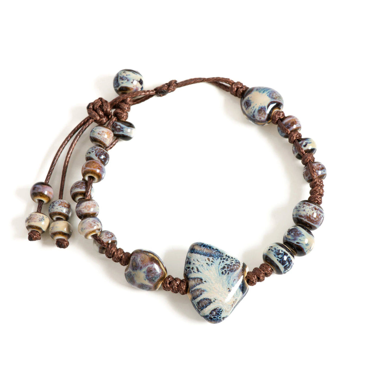 Verstellbares Armband mit Schmetterling und Keramik – Bild 3 | LuxeStyle