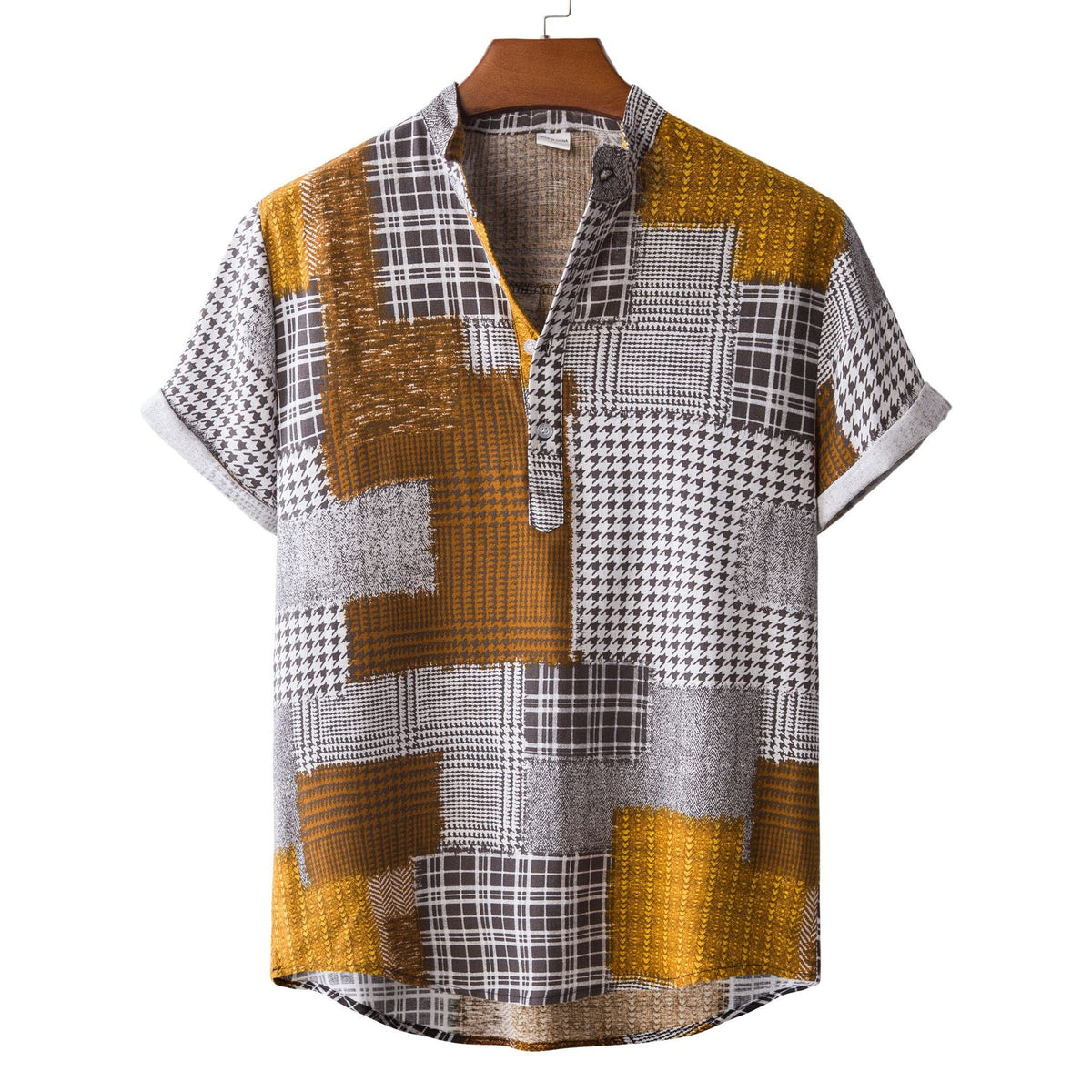 Bambus-Hemp Shirt mit Krawattenknoten – Bild 3 | LuxeStyle