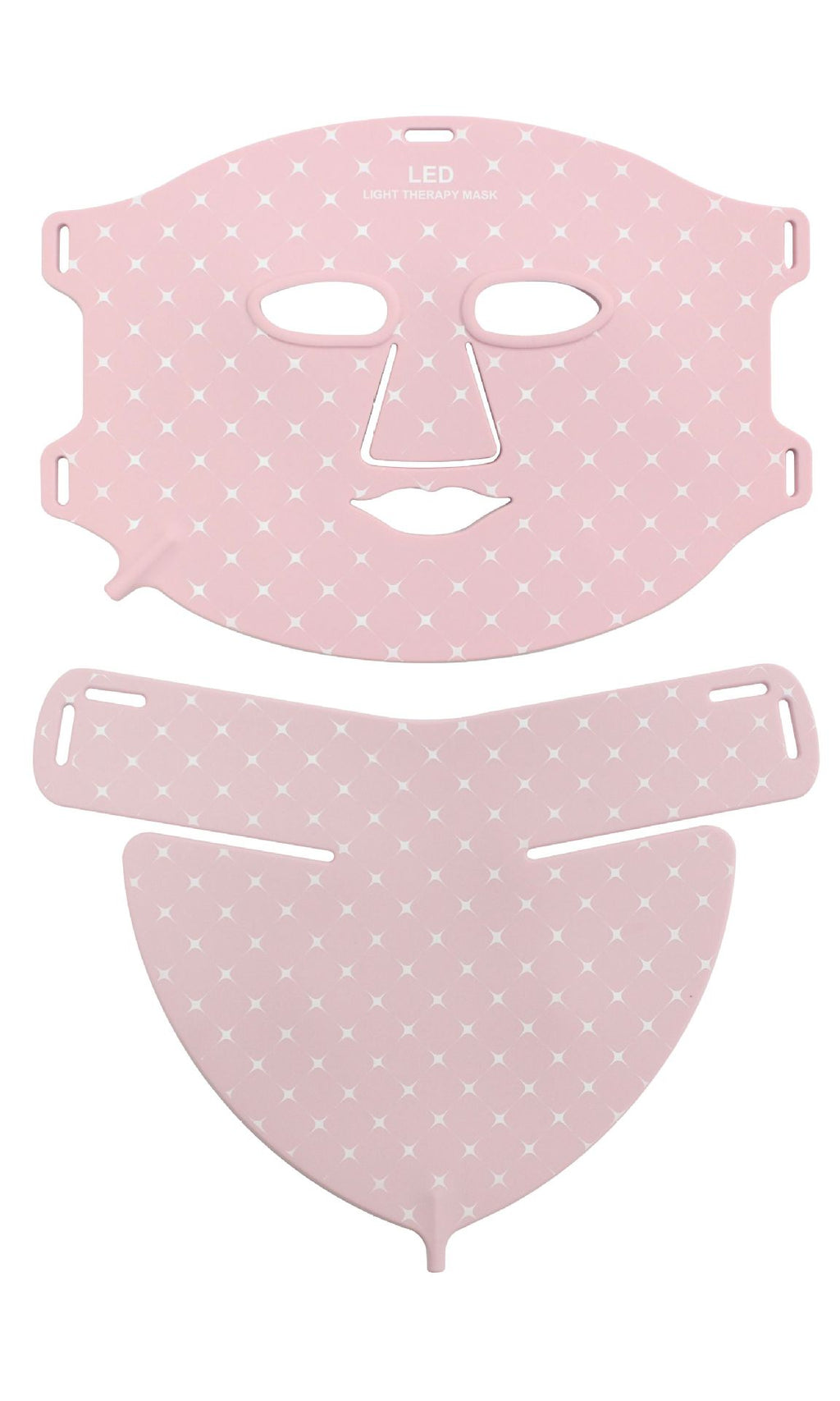 Farbige Silikon-Lichttherapie-Maske für Gesicht & Hals