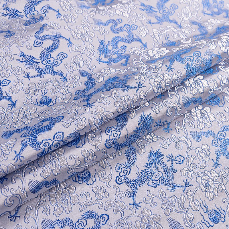 Brokatstoff Seide Antiker Tang-Anzug Cheongsam – Bild 7 | LuxeStyle