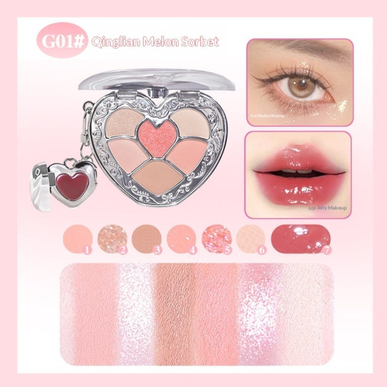 Lidschatten- & Lipgloss-Palette für den Alltag