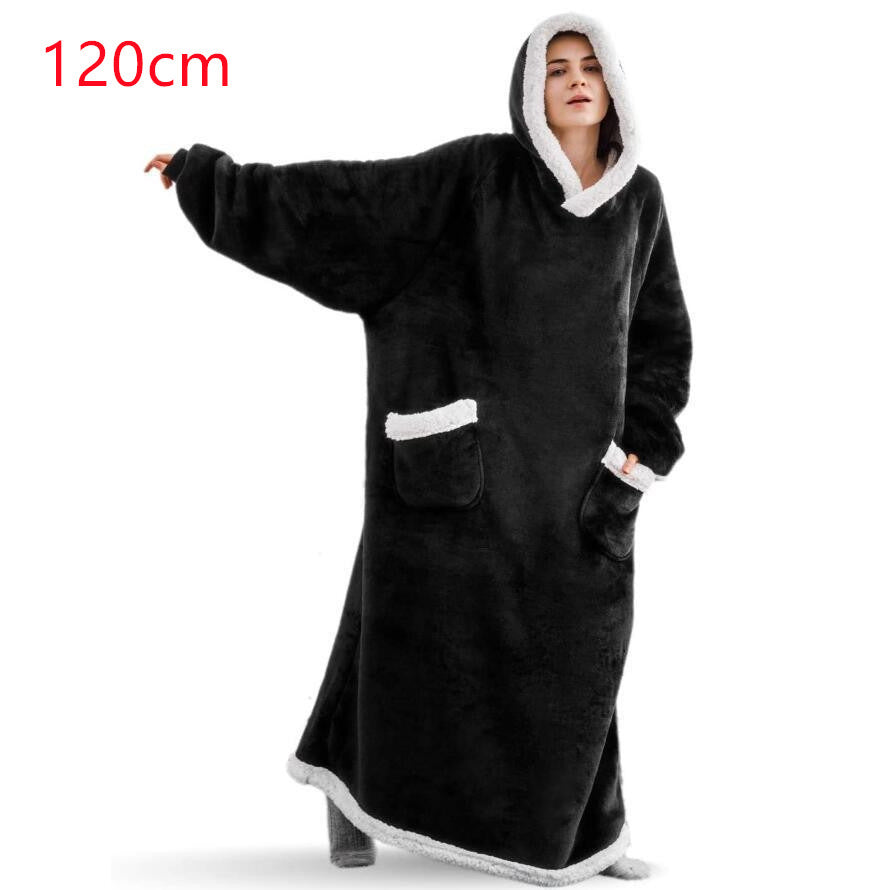 XXL Hoodie-Decke mit Taschen für Sie & Ihn