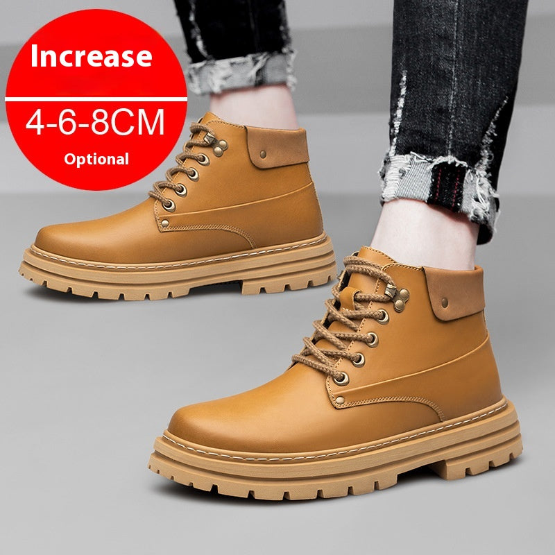 Worker-Boots Herren Sneaker mit verstecktem Aufzugsystem – Bild 13 | LuxeStyle