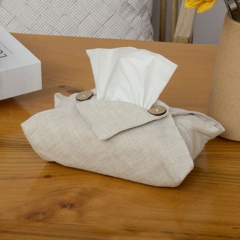 Stoff-Taschentuchbox für Zuhause & Unterwegs