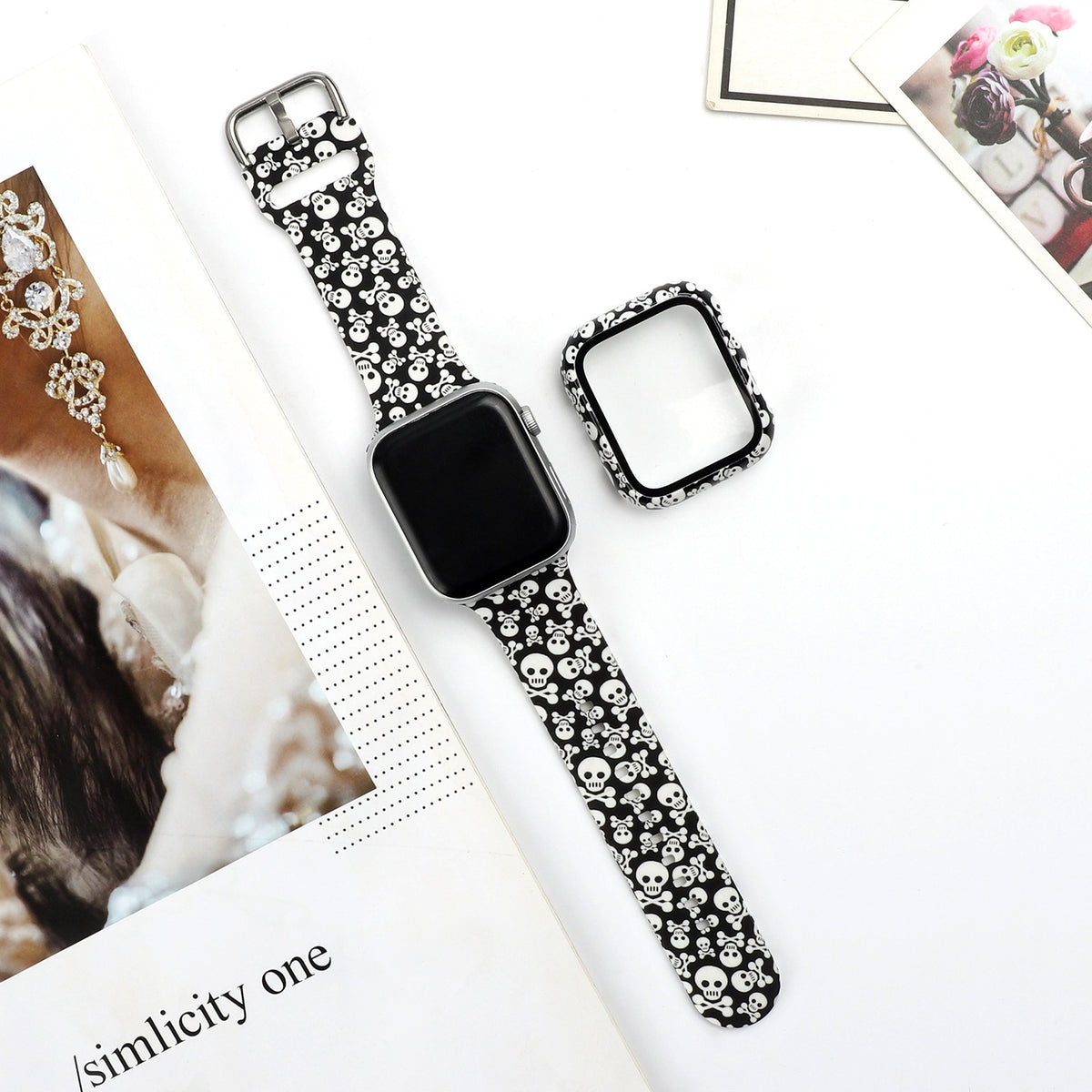 Silikon-Armband für Apple Watch mit Print – Bild 3 | LuxeStyle