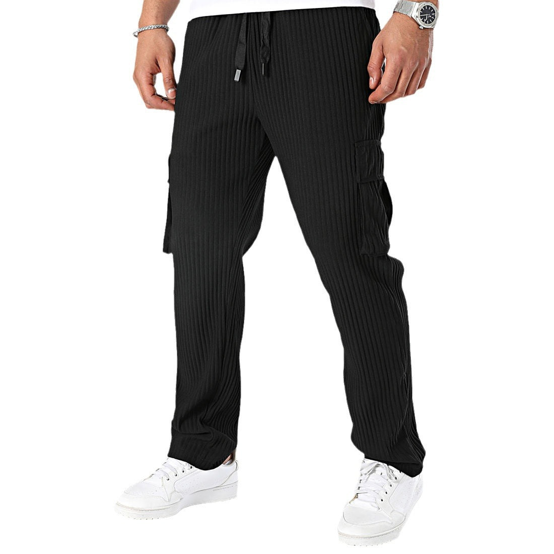 Gefaltete Freizeithose für Herren
