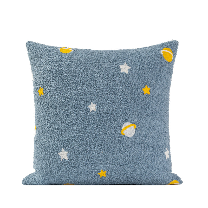 Ins Blue Planet Kissen bestickt – Bild 4 | LuxeStyle