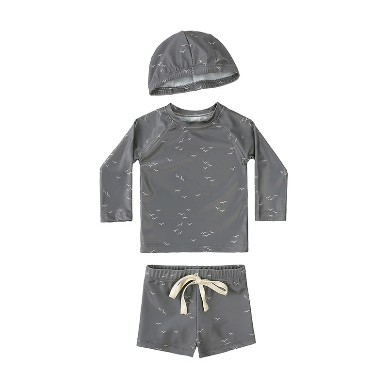 Kinder Langarm-Badeanzug mit Cartoon-Muster – Bild 2 | LuxeStyle