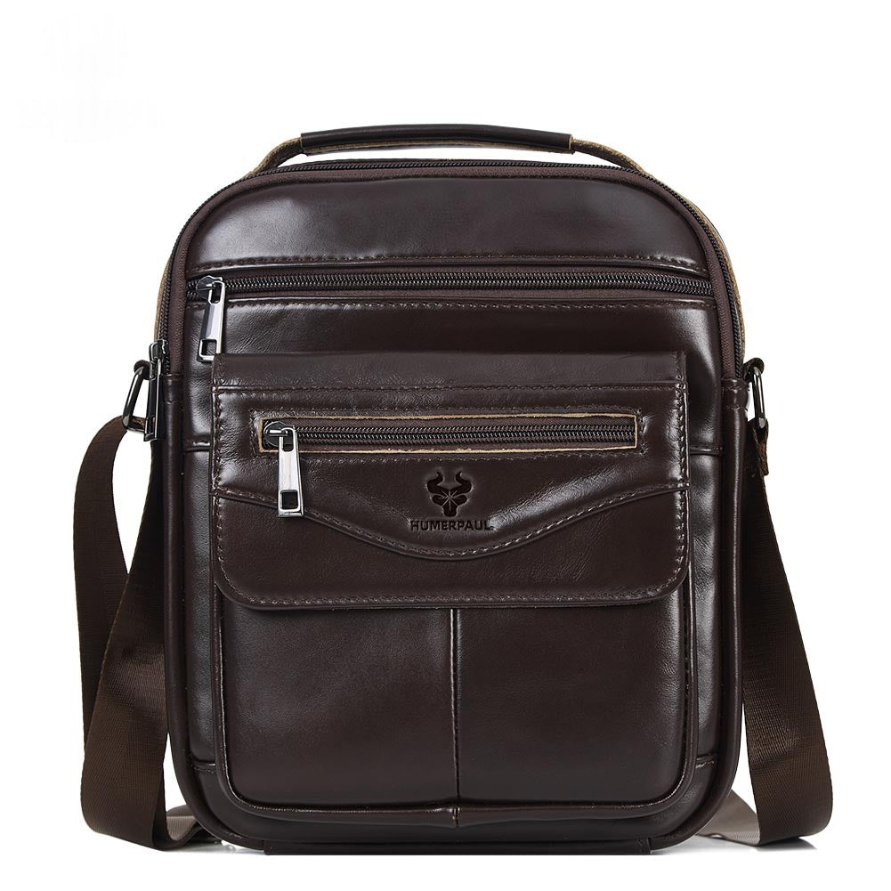 Crossbody Rucksack aus Vollnarbenleder – Ansicht 7