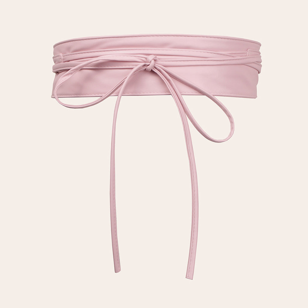 Weitbandiger Damen-Belt aus Kunstleder mit Kordelspitze – Bild 7 | LuxeStyle