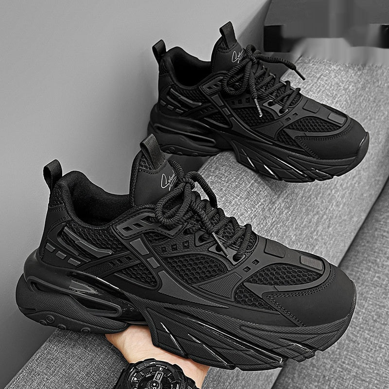 Pure Black Dicksohle Freizeitsneaker – Bild 12 | LuxeStyle