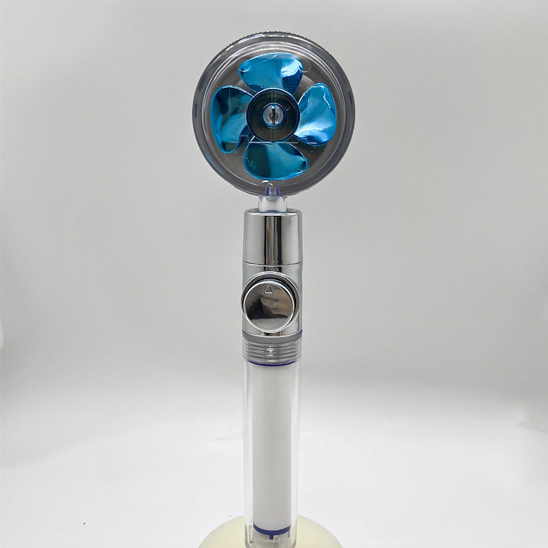 Duschkopf mit Turbo-Ventilator & Wassersparfunktion
