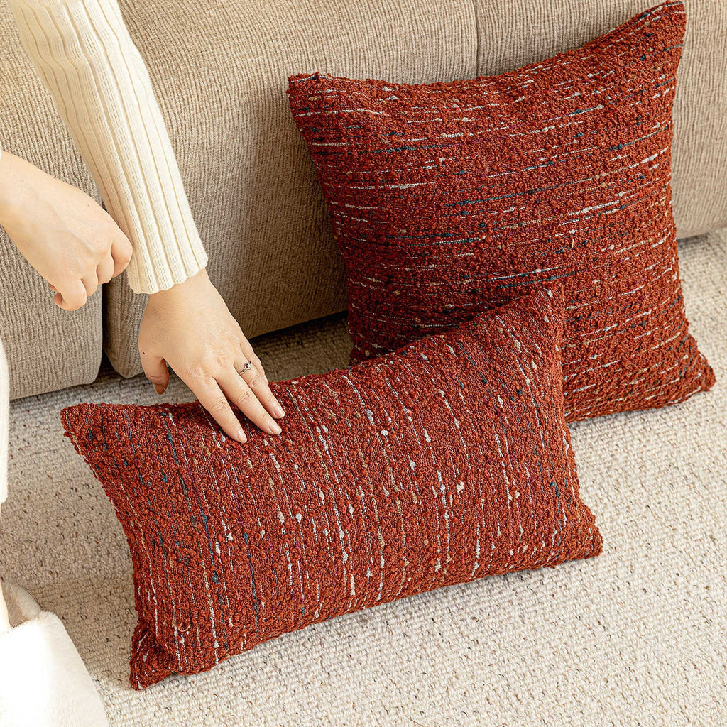 Retro-Kissenbezüge mit Jacquard-Muster