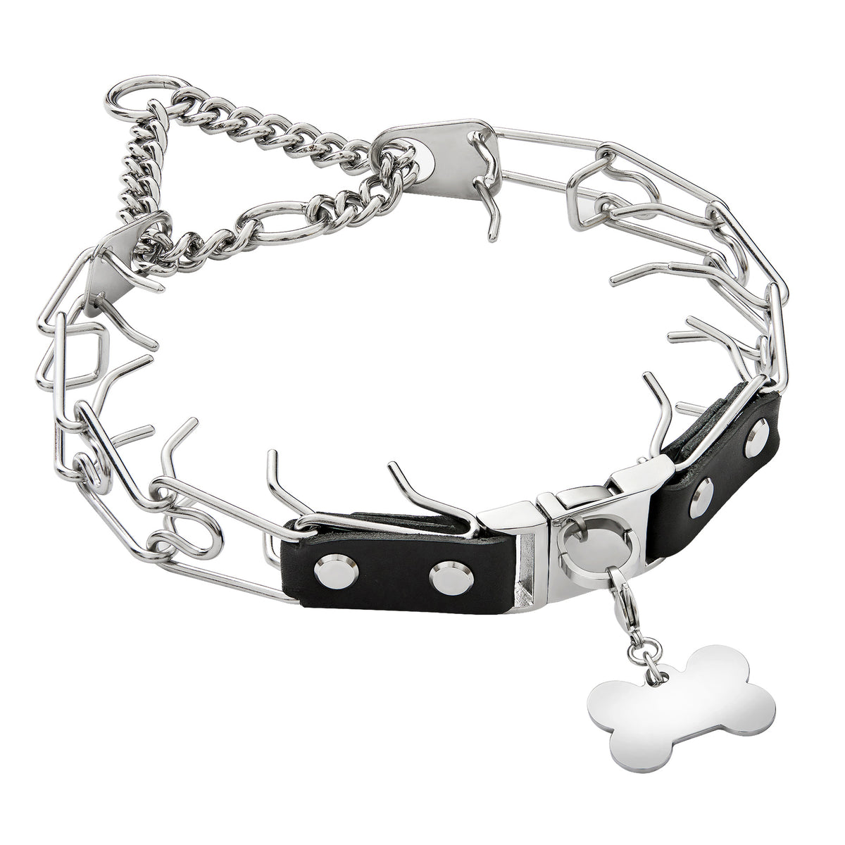 Halskette für Hunde, Edelstahl, Gold/Silber – Bild 5 | LuxeStyle