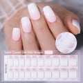 Semi-cured Gel-Nagelsticker «Ice Transparent Nude» – Bild 1 | LuxeStyle