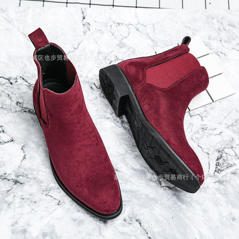 Herren High-Top-Lederboots Europäisch/Amerikanisch Gr. XXL
