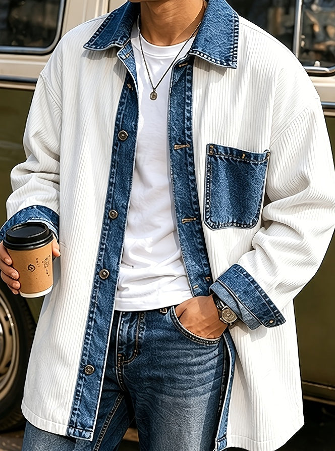 Denim Patch Reversmantel – Ansicht 2