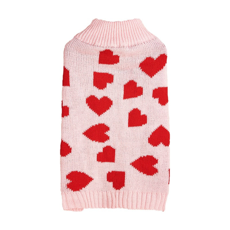 Hunde-Sweater mit Herz- und Schleifendesign | LuxeStyle