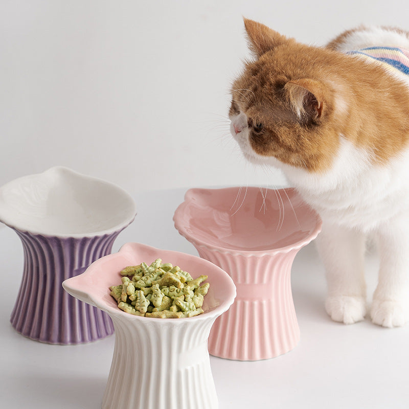 Erhöhte Keramikschüssel mit Katzenohr-Design – Bild 11 | LuxeStyle
