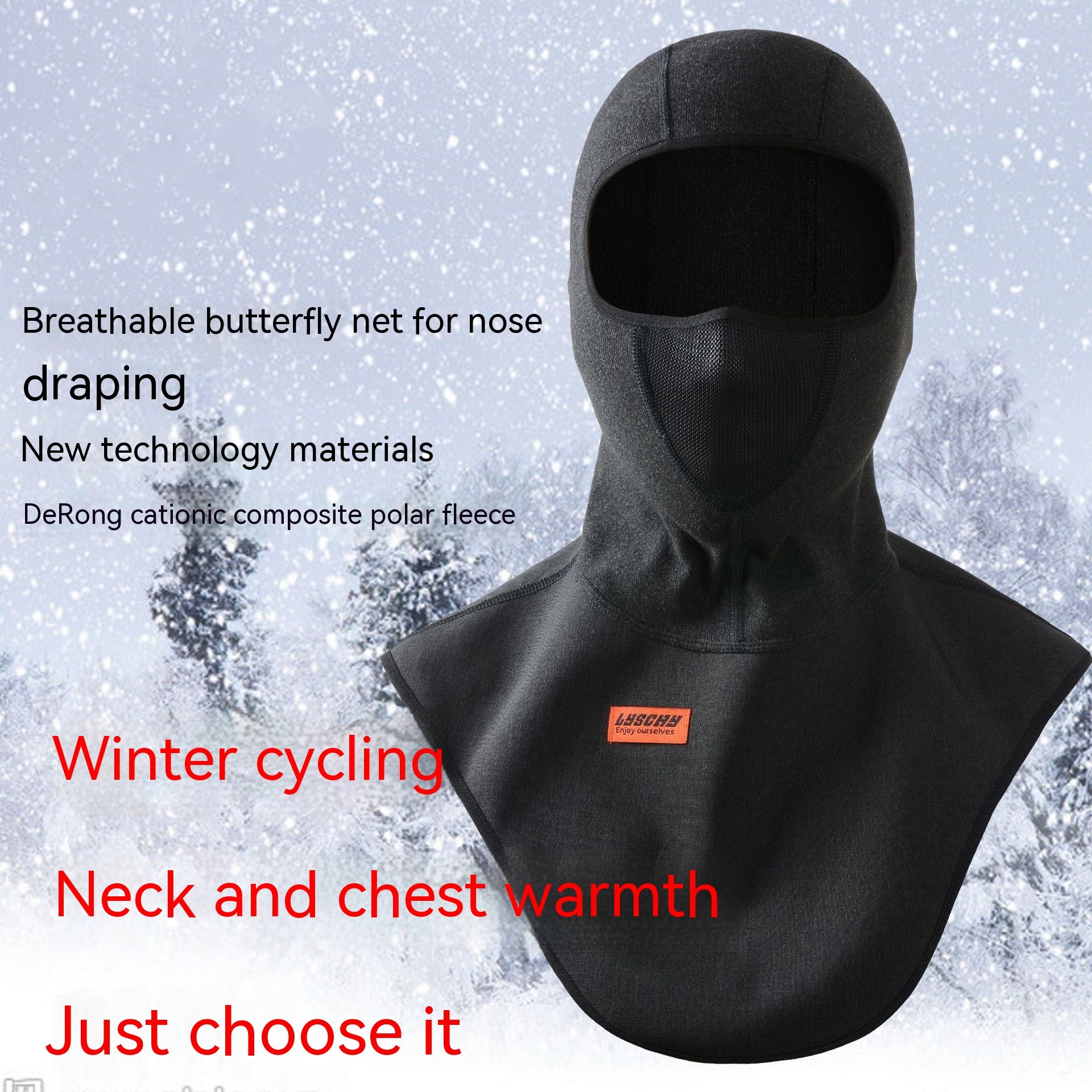 Winddichte Thermo-Maske für Outdoor-Aktivitäten – Ansicht 7
