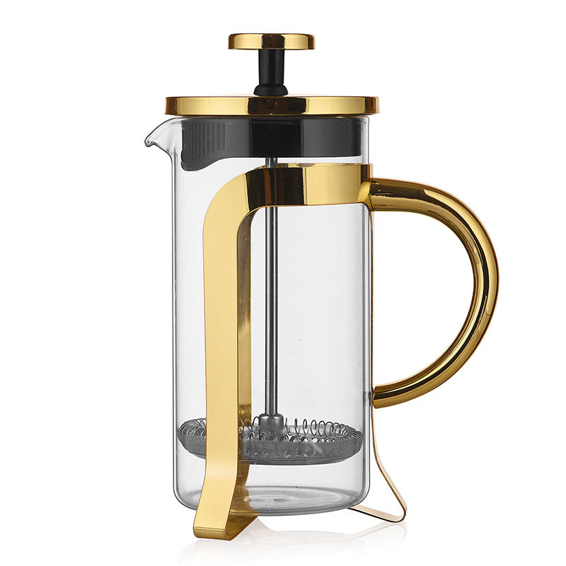French Press Kaffeebereiter aus Borosilikatglas
