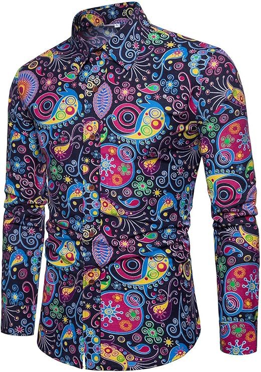 Herren Langarmhemd "Beach Floral" – Bild 5 | LuxeStyle