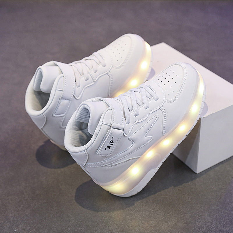 Jugendliche Lederrollschuhe mit Doppellaufrollen