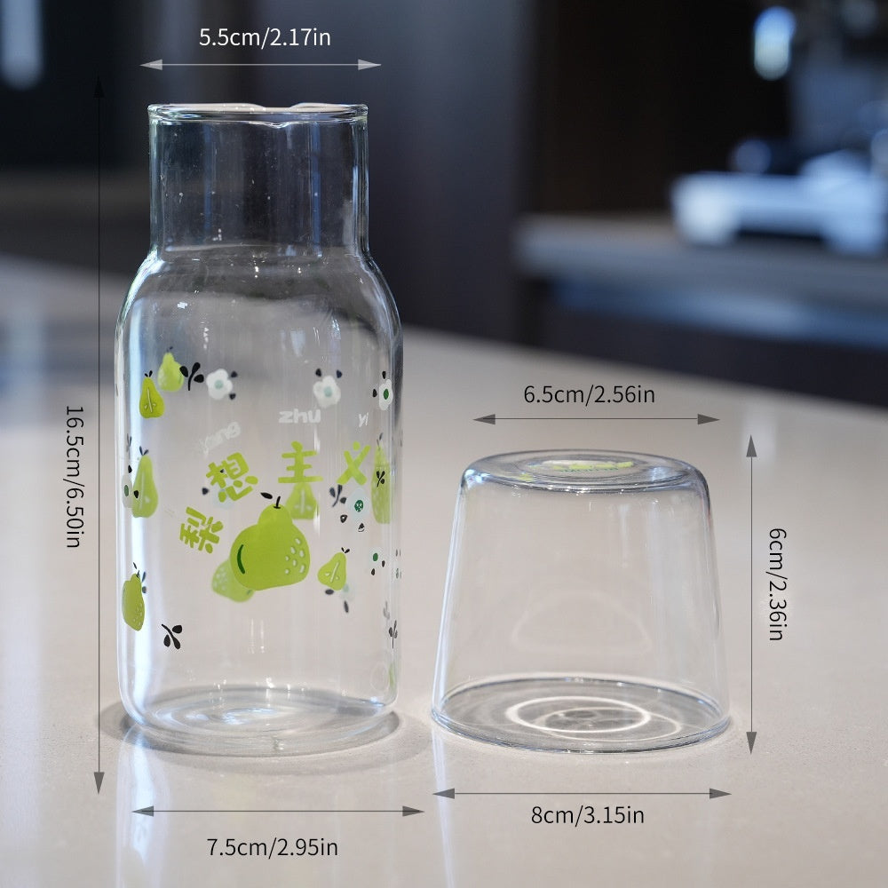 Glas‑Kaffeekanne mit Becher – hitzebeständig – Bild 2 | LuxeStyle