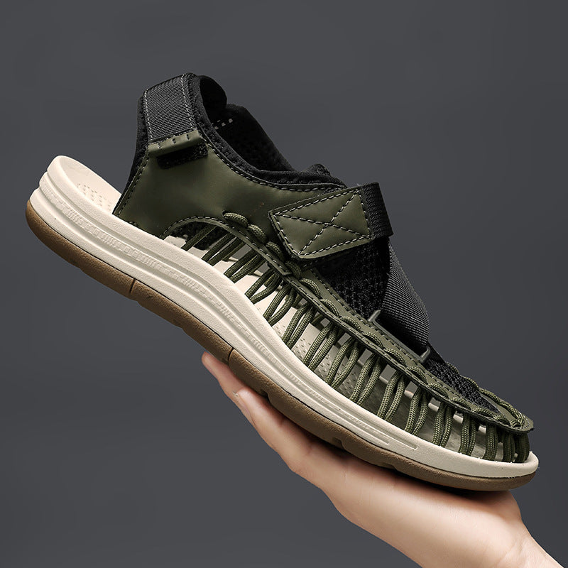 Herren Sandalen im Flecht-Design
