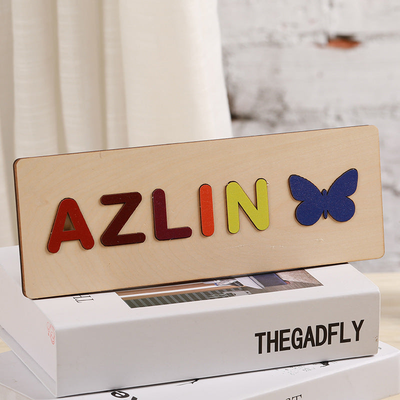 Holzpuzzle: Buchstaben, Formen & Zahlen | LuxeStyle