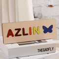 Holzpuzzle: Buchstaben, Formen & Zahlen | LuxeStyle