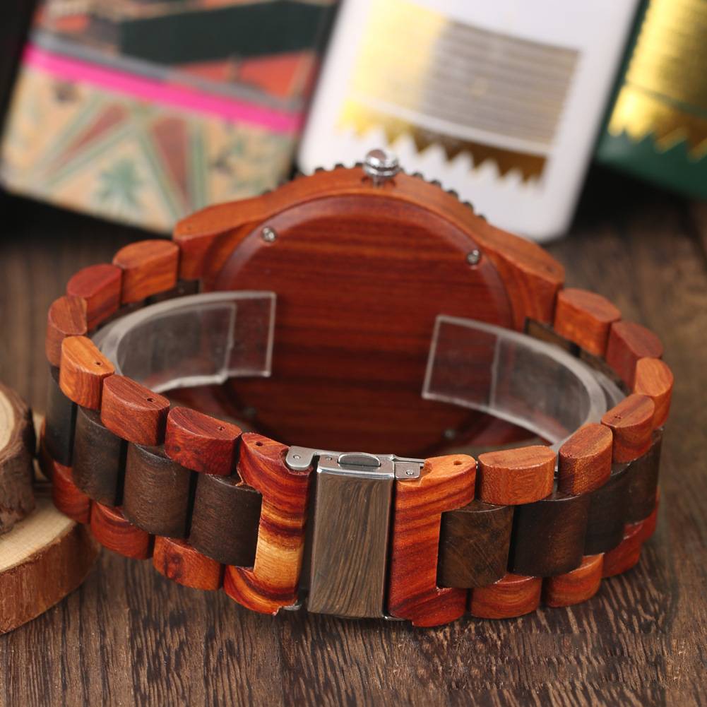 Holz-Quarzuhr | LuxeStyle