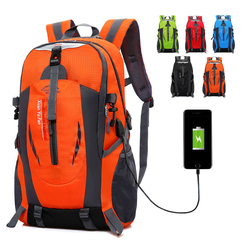 Grosser Outdoor-Rucksack mit USB-Anschluss – Bild 8 | LuxeStyle