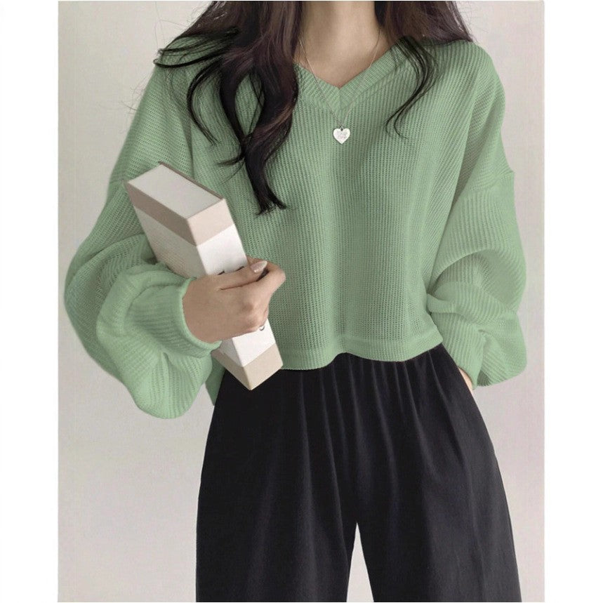 Einheitliches Pullover-Top
