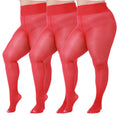 3 Paar Shiny Strumpfhosen für Damen (Plus Size)