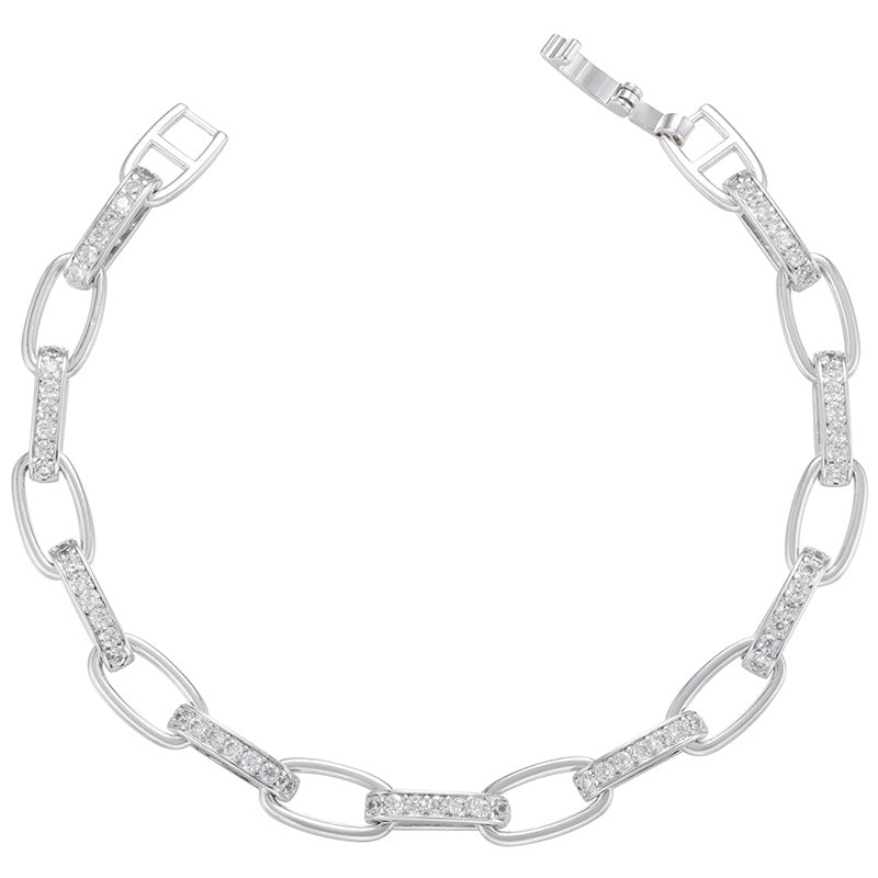 Minimalistisches Zirkonia-Armband – Bild 4 | LuxeStyle