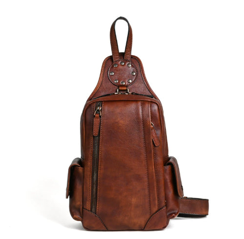 Männer Brusttasche aus Echtleder